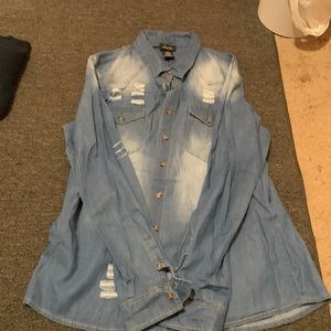 Long Jean shirt